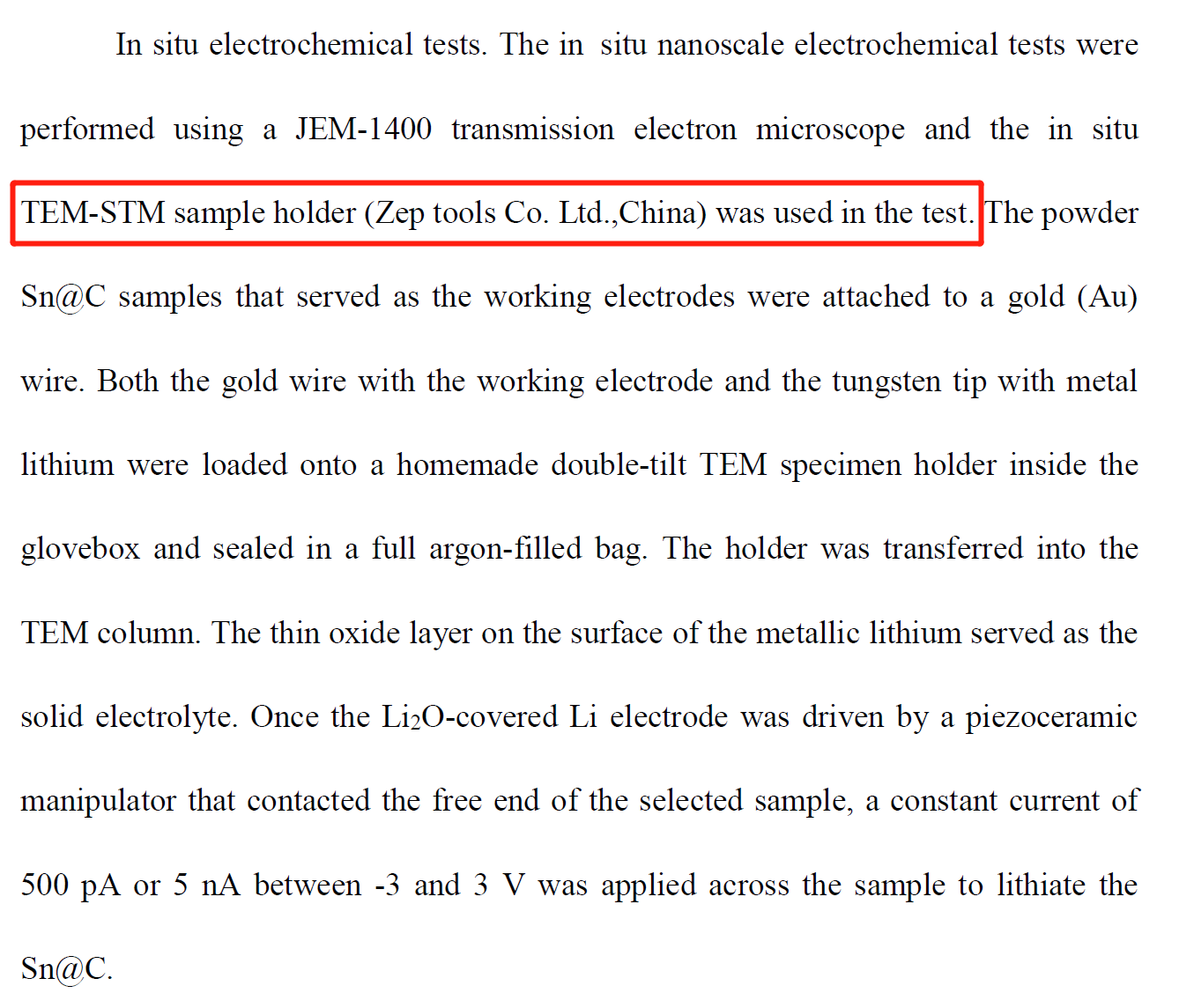 用原位樣品桿實(shí)驗(yàn)細(xì)節(jié)及相關(guān)說(shuō)明 用原位樣品桿實(shí)驗(yàn)細(xì)節(jié)及相關(guān)說(shuō)明