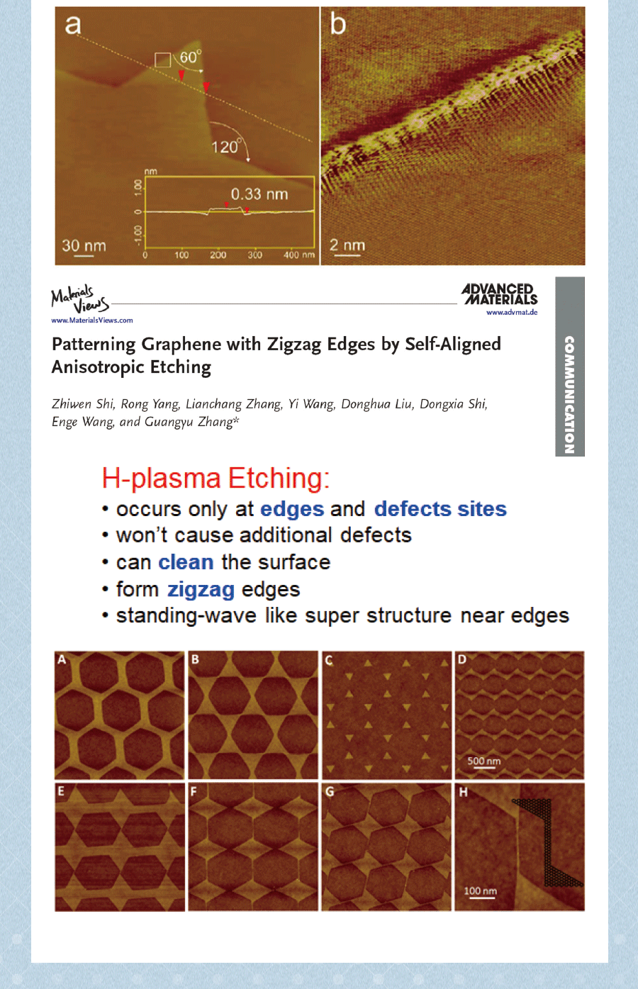 CVD應用——Graphene的各向異性刻蝕技術(shù)發(fā)展2 CVD應用——Graphene的各向異性刻蝕技術(shù)發(fā)展2