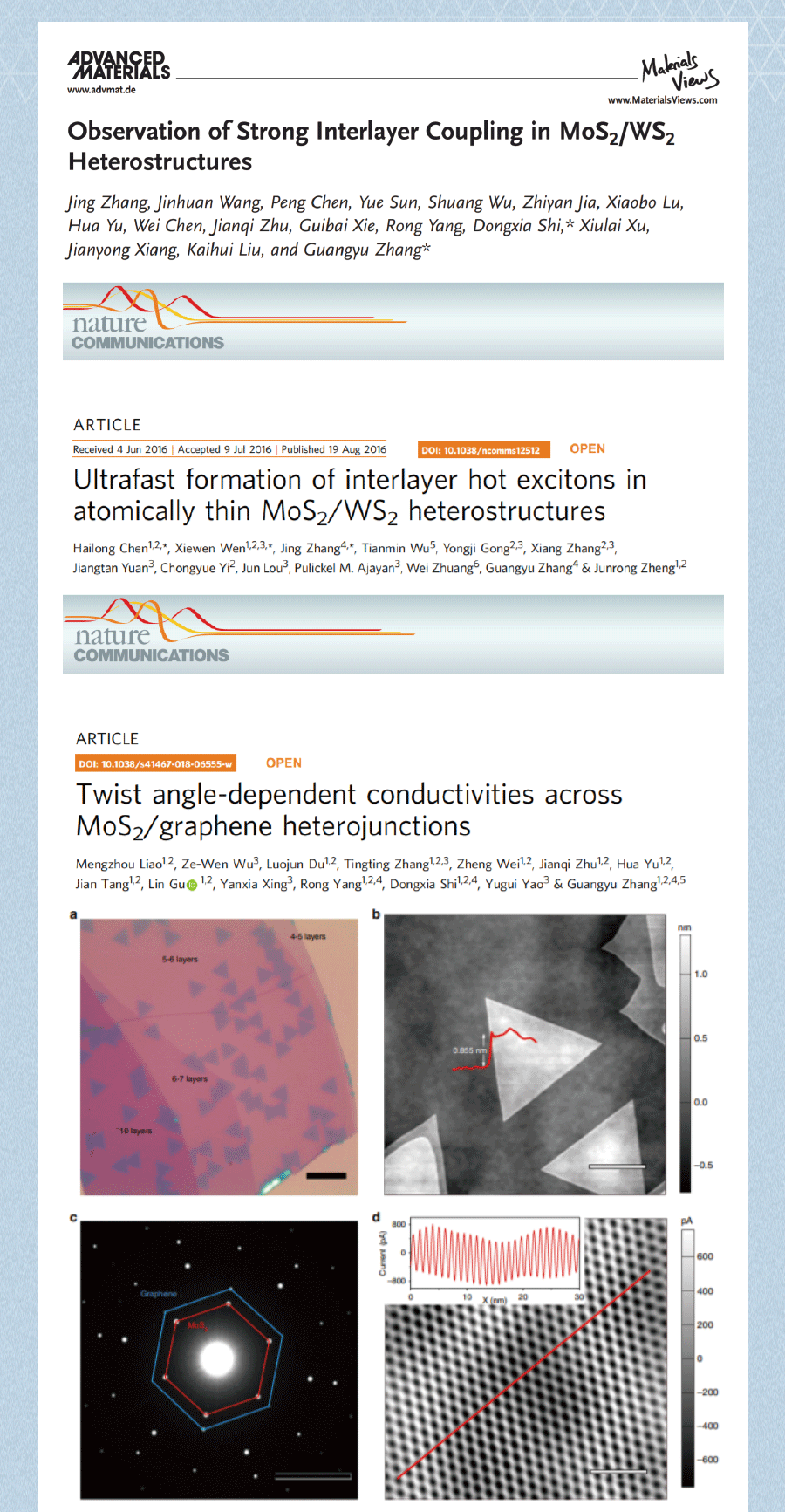 CVD應用——外延構(gòu)筑各種MoS2范德華異質(zhì)結(jié) CVD應用——外延構(gòu)筑各種MoS2范德華異質(zhì)結(jié)